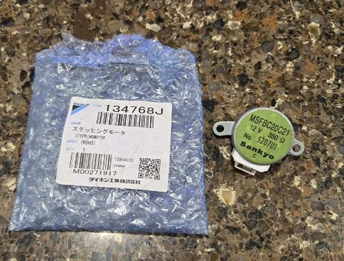 Daikin stepping motor p/n 134768J for CDX and FTX indoor units