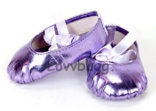 Balletthausschuhe rosa harte Zehenspitze für American Girl 18" Puppe KOSTENLOSER VERSAND ADD-ONS - Bild 4 von 12