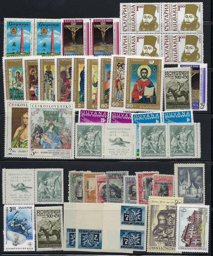 EUROPE 1900 1980 COLLECTION OF 500 +MOSTLY MINT NEVER HINGED FEW USED MANY TOPIC - Picture 6 of 9