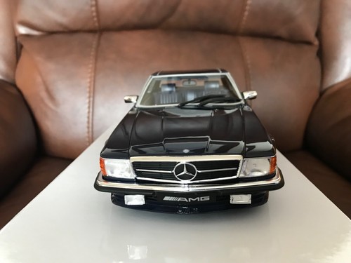 OTTO 1/18 MERCEDES-BENZ 560 AMG R107 MIDNIGHT BLUE 1979 OT342 - Picture 2 of 8