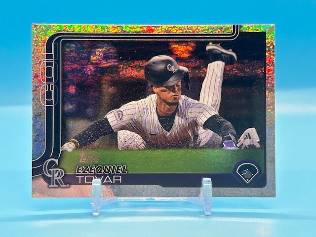 2025 Topps Series 1 Ezequiel Tovar Holo Foil #343 Colorado Rockies
