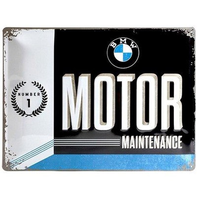 Tin sign metal sign 12 x 16 in -BMW - Motor Maintenance
