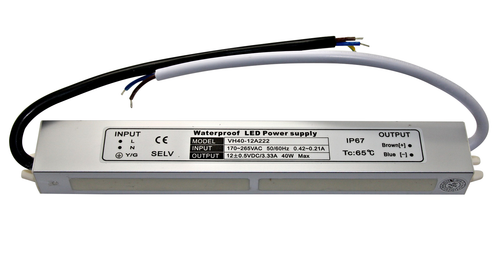 Travo Netzteil Treiber Netzgerät 40 Watt LED Schaltnetzteil 12V IP 67 Außen Inne - Bild 1 von 2