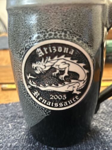 What Cheer Arizona Renaissance Festival 2005 Tankard Mug Dragon Stein - Picture 4 of 9