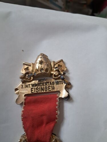 Defekt Eisingen Baden Papst Johannes Paul I. 1913-1976 tragbare Plakette 1979 - Bild 3 von 4