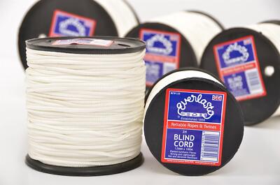5 YARDS .9mm 1.4mm 1.8mm PLEATED Cellular SHADE Blind CREAM LIFT & PULL CORD eBa