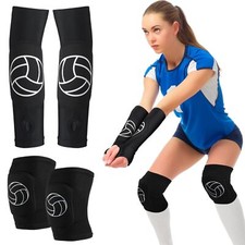 Volleyball Knee Pads and Volleyball Arm Sleeves Volleyball Pad Volleyball Acc...
