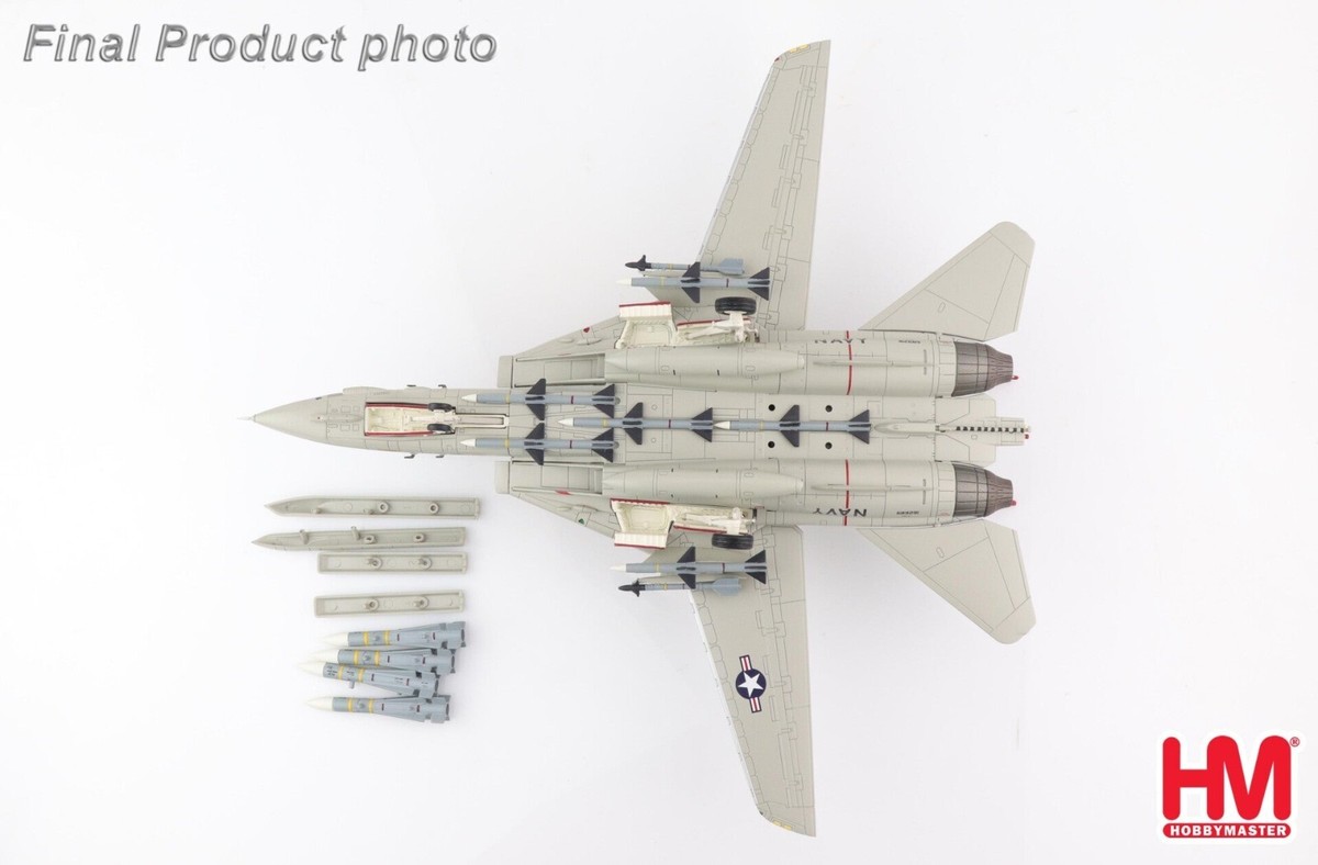F-14A トムキャット Black Aces ホビーマスター F-14A Tomcat USN VF-41 Black Aces, Queen of Spades, Hobby