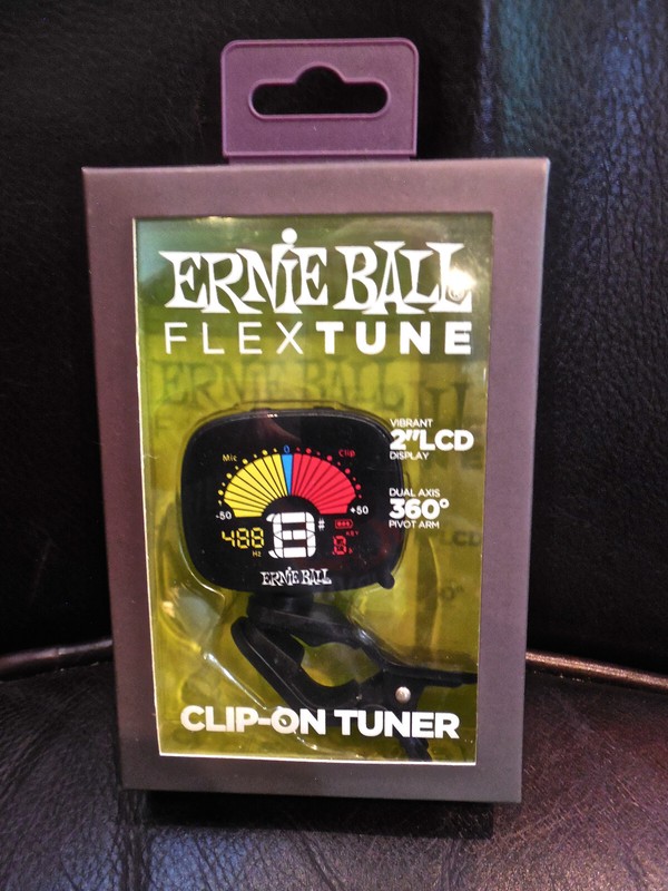 Ernie Ball Flextune Clip-On Tuner • From NJ Estate!