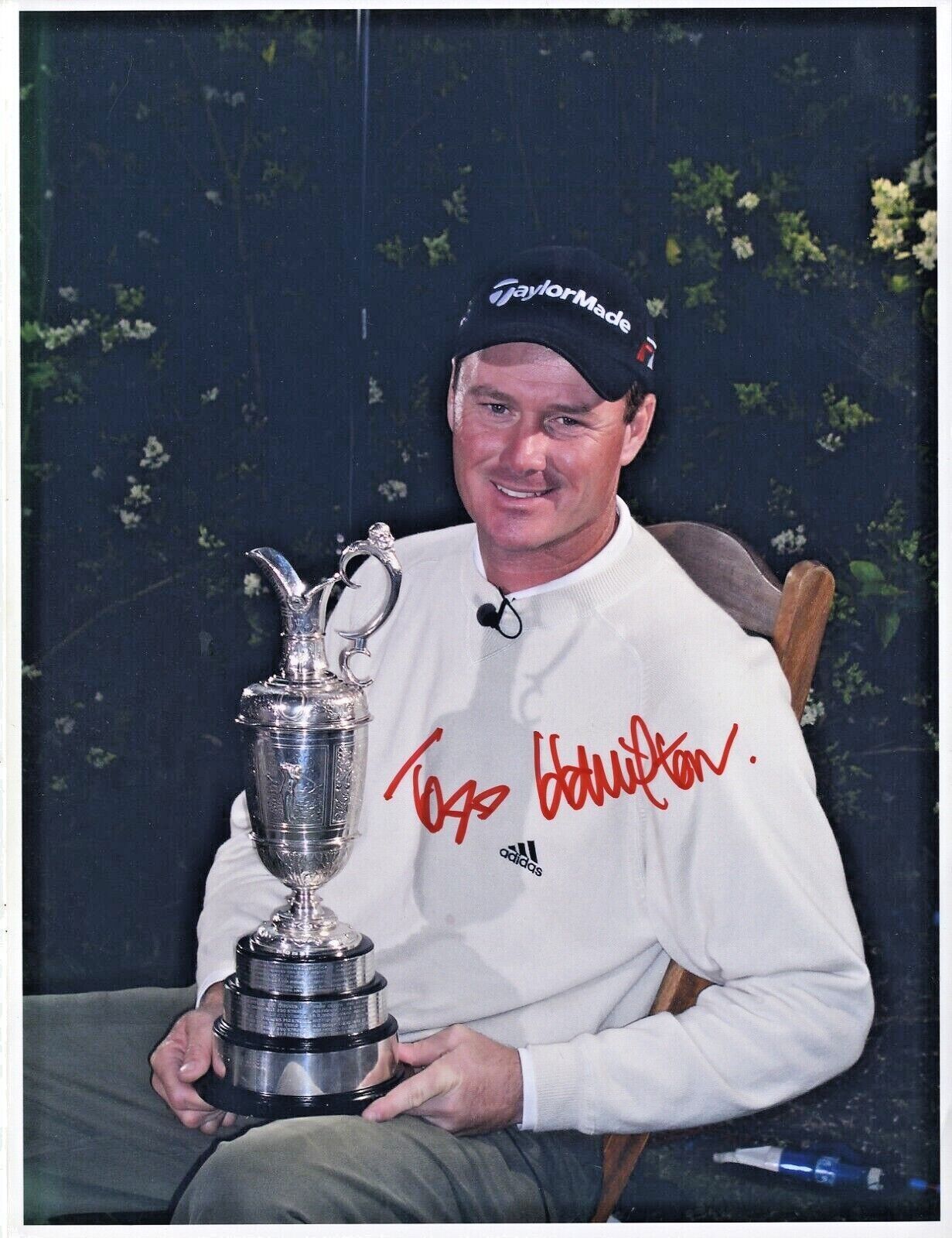 Todd Hamilton '2004 British Open Champion' In Person Signed Photograph