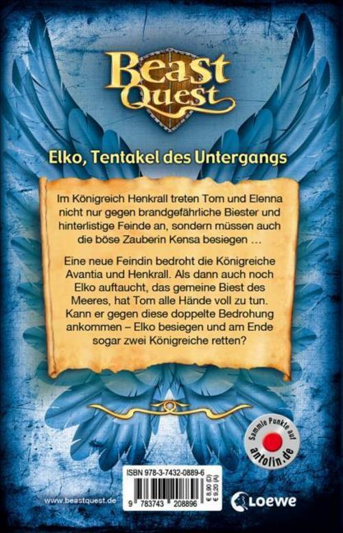 Thumbnail - Adam Blade Beast Quest (band 61) - Elko, Tentakel Des Untergangs