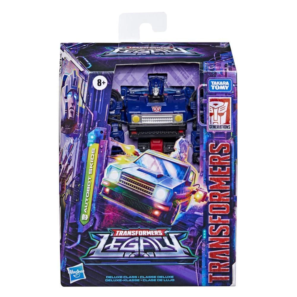 Transformers: Legacy Deluxe Class Autobot Skids Robot Car Vehicle Action Figures