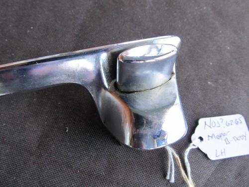 NOS Mopar 1962 63 64 65 66 Plymouth Dodge B Body Left Outside Door Handle - Picture 2 of 6