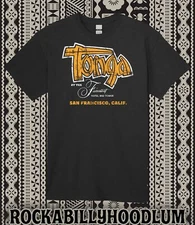 Retro Tiki Art Tee T Shirt Polynesian Mug Rum The Tonga Room San Francisco