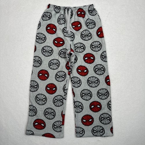 Marvel Spiderman Pajama Pants Boys Size 12 Gray Black Red Elastic Waist Pull On - Picture 7 of 7