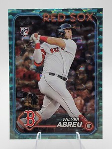 2024 Topps Series 2 - Wilyer Abreu #672 Aqua Foil /399 (RC) Red Sox