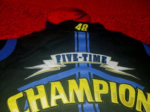 NASCAR JIMMIE JOHNSON #48 2010 5 TIME CHAMPION JACKET JH DESIGN MEDIUM - Picture 13 of 14
