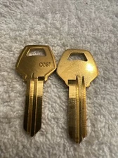 Lot Of 2 New Jet CO87 Ilco 1001EH Key Blank Corbin Russwin Locks Z1-60-5 Uncut