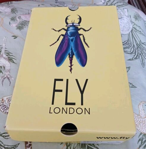 Sandalias de cuña FLY LONDON metálicas plateadas BORGOGNA de cuero con plataforma Reino Unido 5 - Imagen 21 de 22