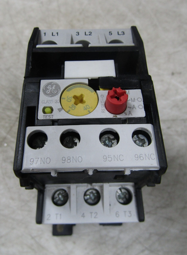 💥GE GENERAL ELECTRIC 30-40 AMP OVERLOAD RELAY RT12W W/ RTXP BASE ADAPTER