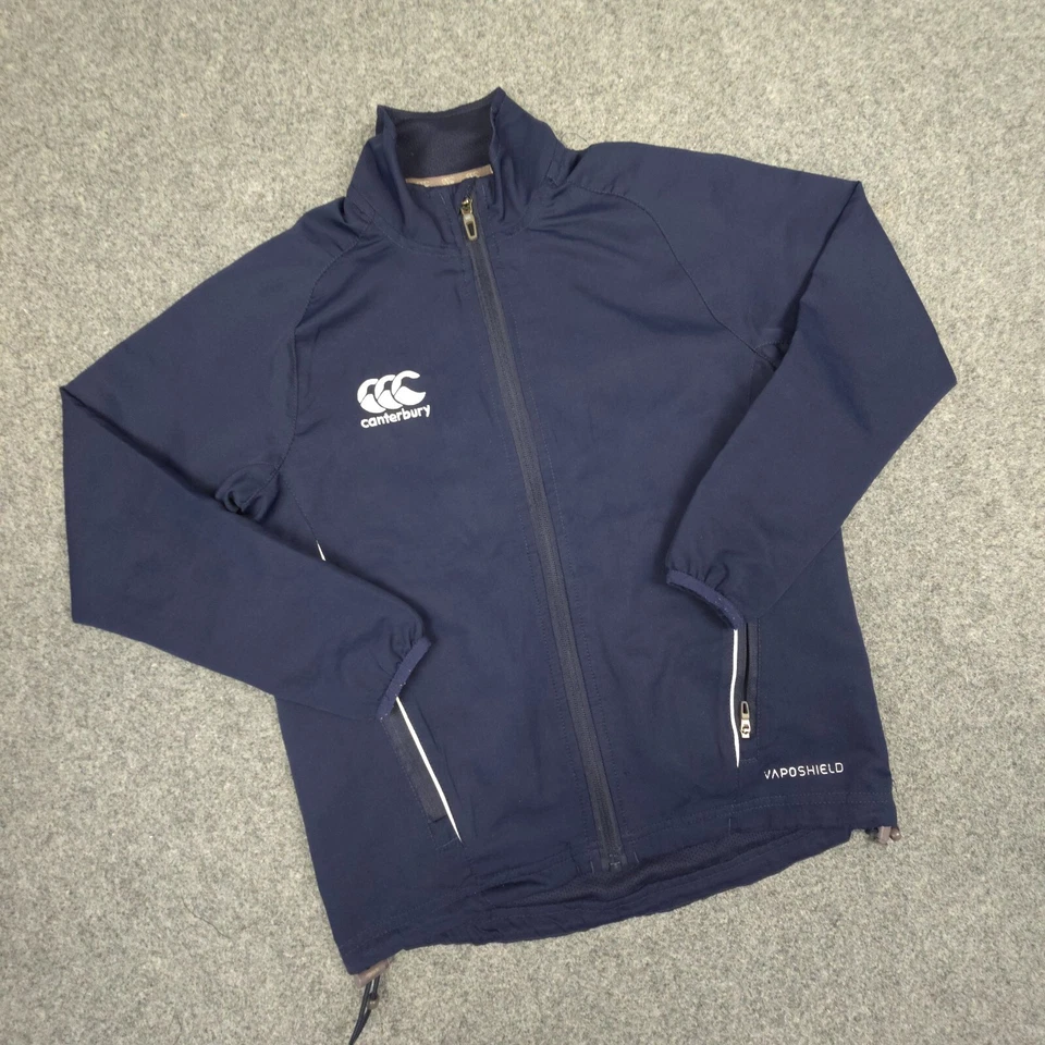Chaqueta Canterbury Niños 8 Años Azul Cortavientos Pista Manga Larga Invierno Talla 8Y Foto 4 de 4