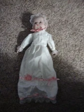 16"  Porcelain Christening Doll