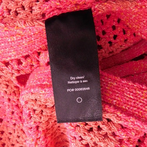 RAG & BONE Carson Striped Self-Tie Side Crochet Tank Top Knit Pink Stripe Medium - Picture 13 of 21