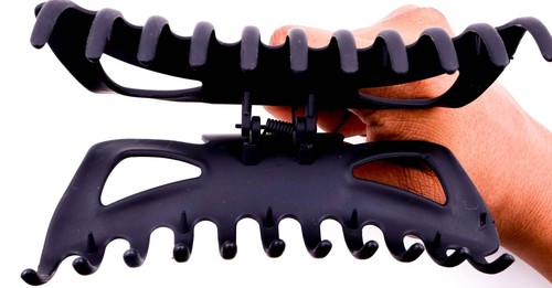 Extra große lange Haarkralle Haarklammer Klemme Griff gebogen Haarschmuck - - Bild 13 von 35