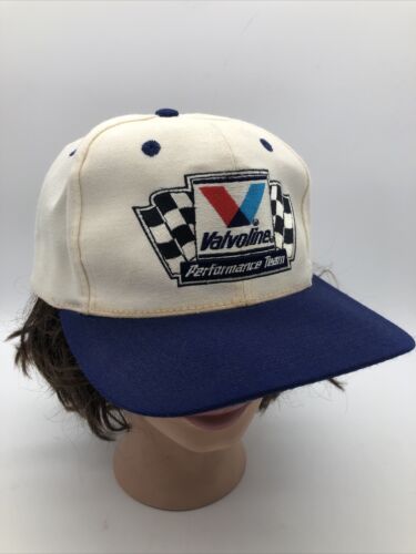 Vintage Valvoline Performance Team NASCAR Racing Hat Cap SnapBack Embroidered