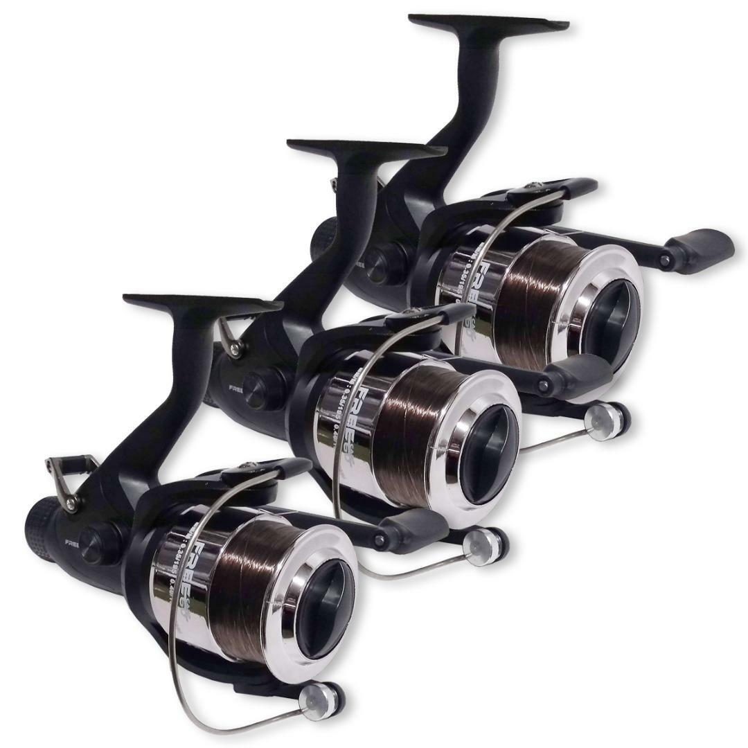 Deluxe Oakwood Carp Fishing BTR/Free Spool Reel Size 40 With Spare