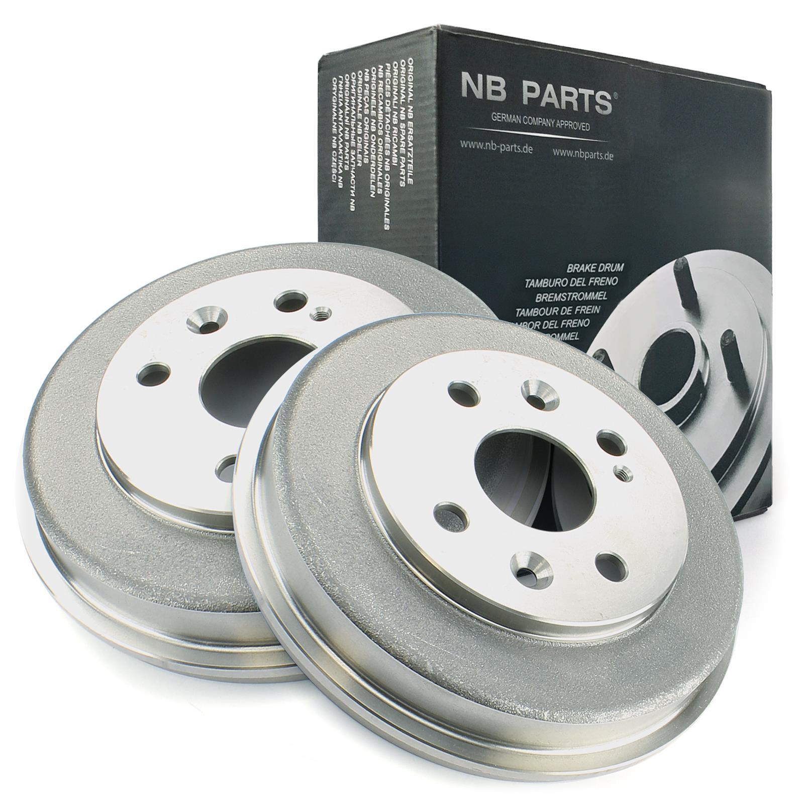 Rear Brake Drums 240mm for Mazda 2 1.3 1.4 MZR-CD 1.5 MZR