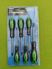 Wickes Torx Screwdriver Set 6 Piece T10 T15 T20 T25 T30 T40 100mm New