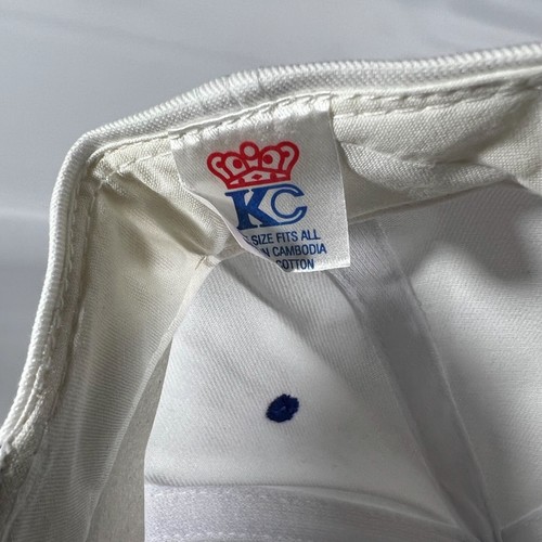 Vintage KC Brand Baseball Hat Cap NOS Deadstock SnapBack Two Tone Blue White - Picture 10 of 11