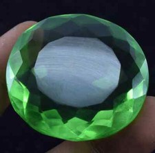 Natural 144 Carat Oval Shape Certified Brazilian Green Topaz Loose Gemstone
