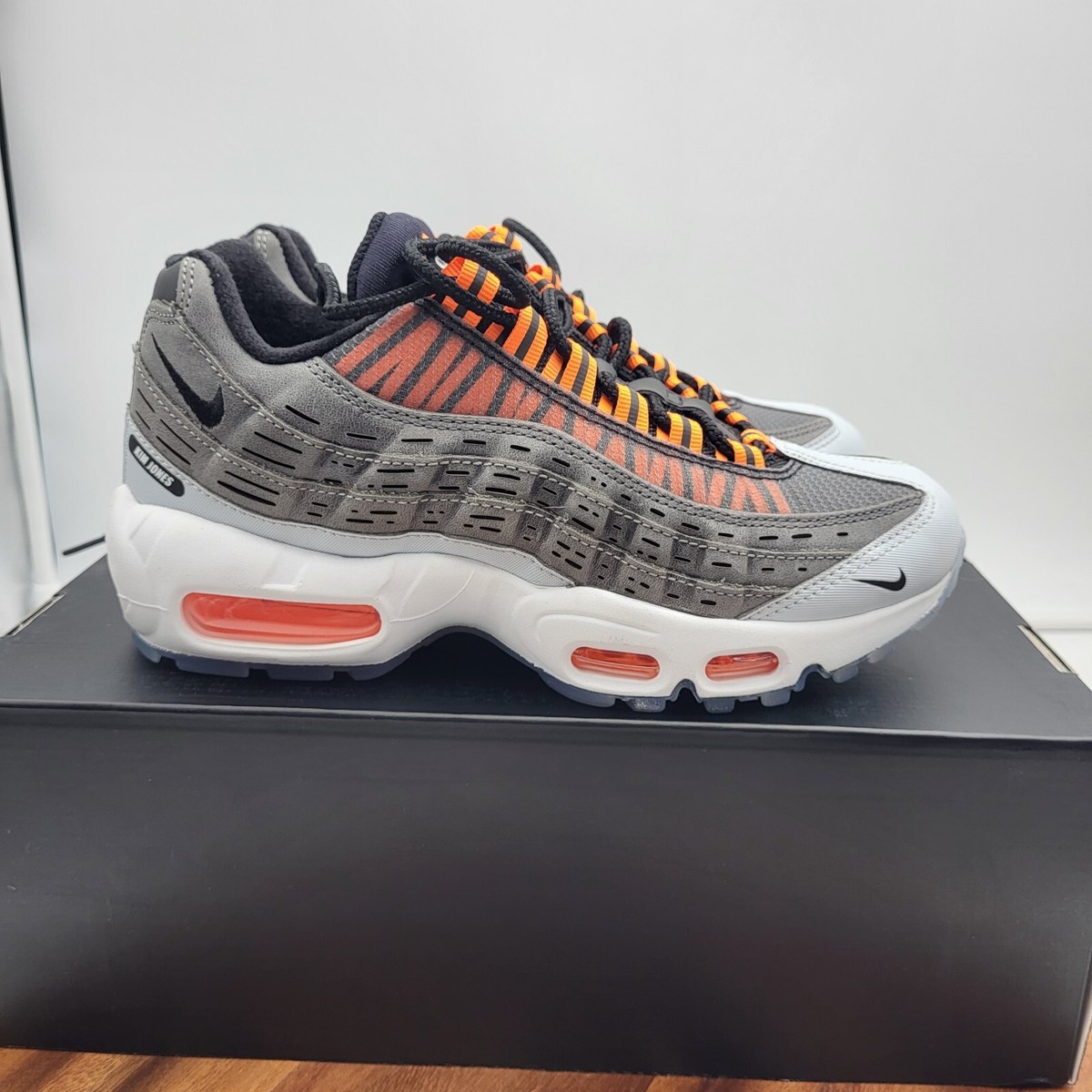 Nike Air Max 95 Kim Jones Sneakers Boys 5 Total Orange New DD1871
