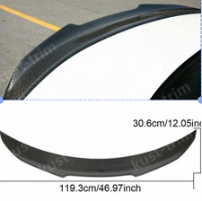 NEW for Infiniti Q60 2017-2020 DRY Carbon Fiber Tail fins and wind fins cover 1X