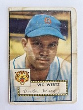 1952 Topps #244 Vic Wertz Detroit Tigers