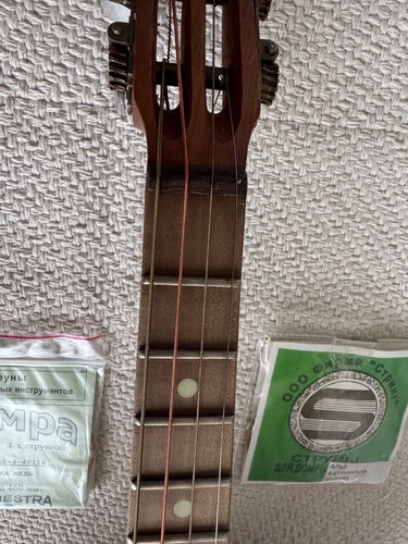 Domra ALTO - Alt Folk Instrument 4 strings Ukrainian Mandoline Vintage & Strings - Picture 18 of 24
