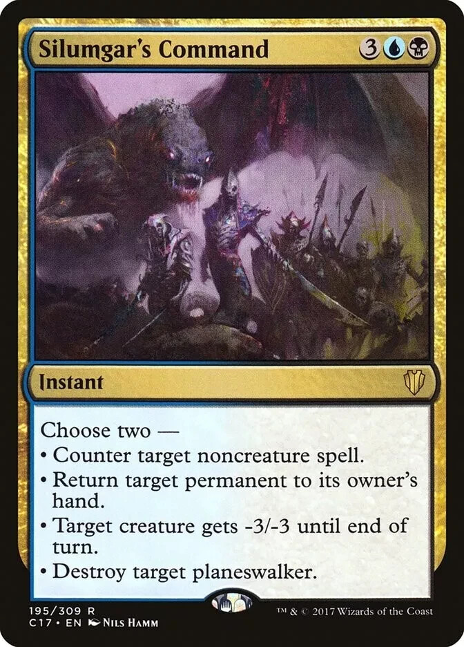 Silumgar's Command MTG Magic Cards NM-M Mixed Sets Same Art