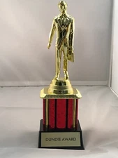 Dundie Trophy Award The Office TV Dunder Mifflin Dundee 10 1/2" Dunde NEW