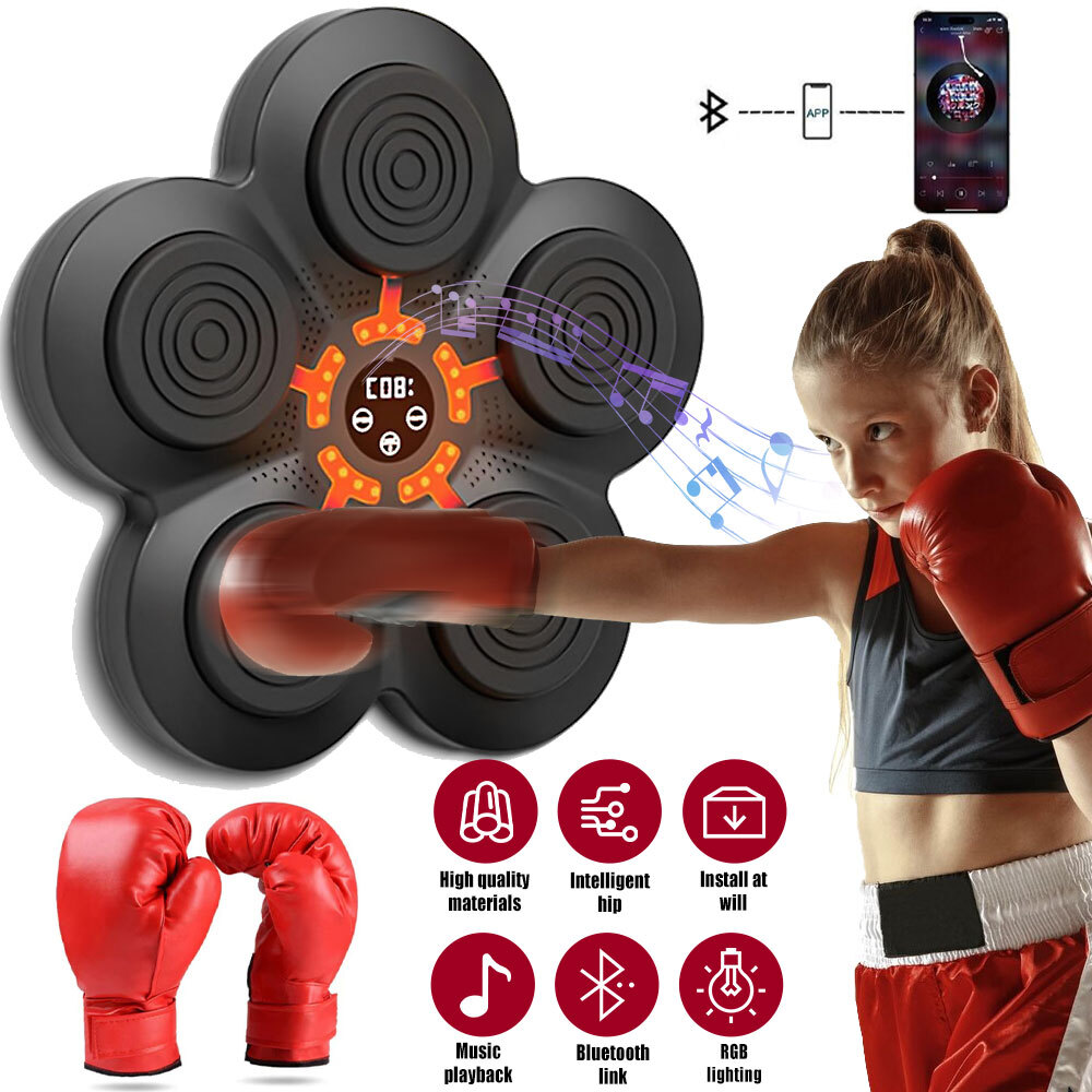 SSAYA Boxing Achine Usic Sart Bluetooth Boxing Achine Wall Ounted