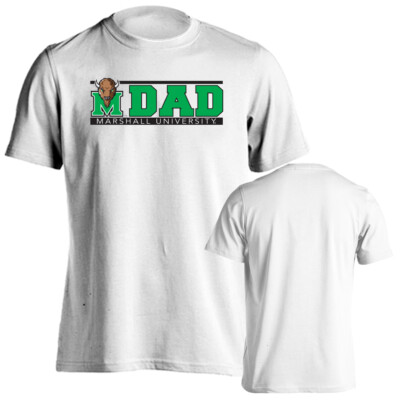 Marshall University Thundering Herd Dad Logo Father Short Sleeve T-Shirt