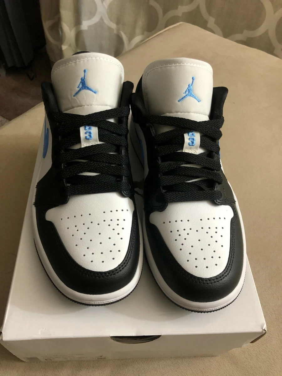Jordan 1 Low Black University Blue White (W) DC0774041 US size | eBay