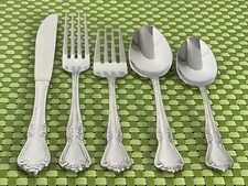 Reed & Barton FAIRISLE Stainless 18/10 Glossy Smart Choice Flatware B111VG
