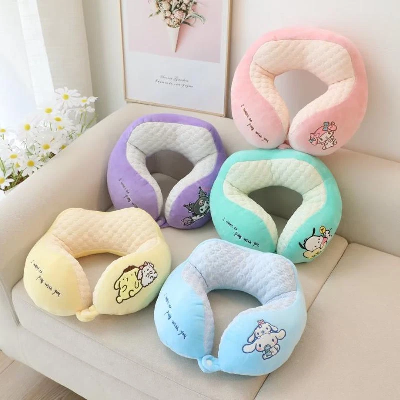 Silk travel top neck pillow