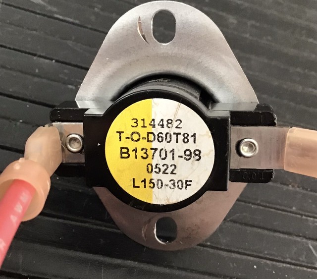 Goodman Tod60t81 Furnace Thermal Limit Switch 1851a025 L21030f