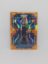 2021-22 Panini Prizm Juan Toscano-Anderson Orange Cracked Ice RC #295 Warriors