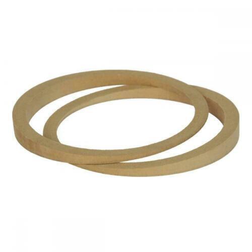 6,5" 165 mm Paar MDF Lautsprecher Abstandhalter Montageringe schräg 1 mm bis 16 mm - Bild 1 von 6