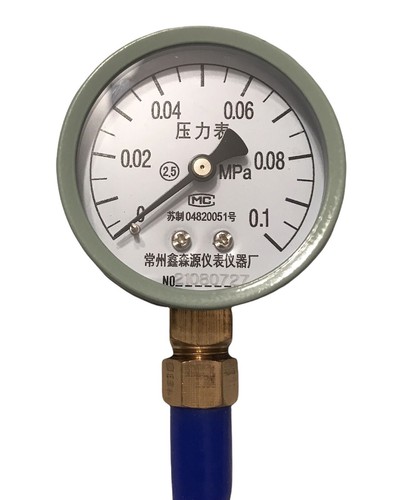 MC 04820051, No. 21080727 - MPa Gauge 24”Blue Hose & Brass Fittings Included NEW - Picture 4 of 8
