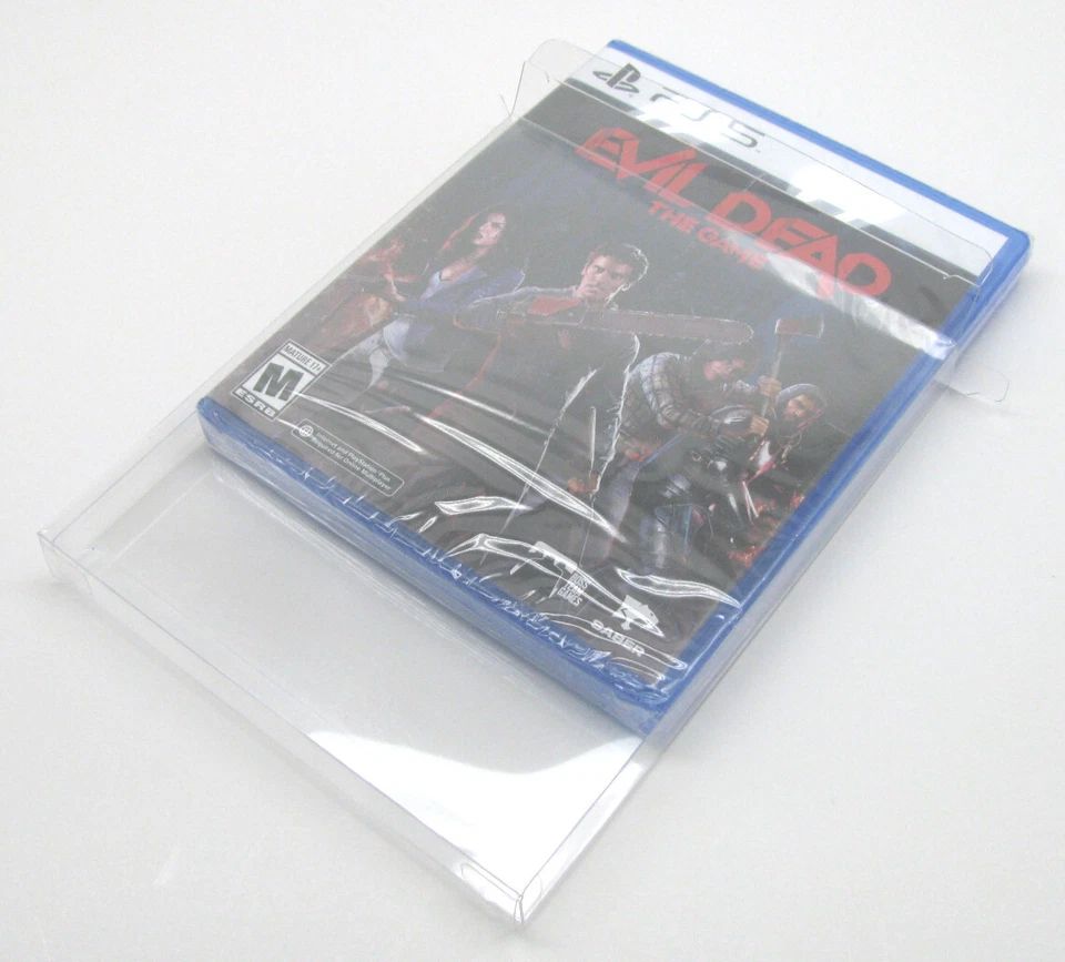 25x Clear Protective Box Cases Display Sleeves For Playstation 5 PS5 Games